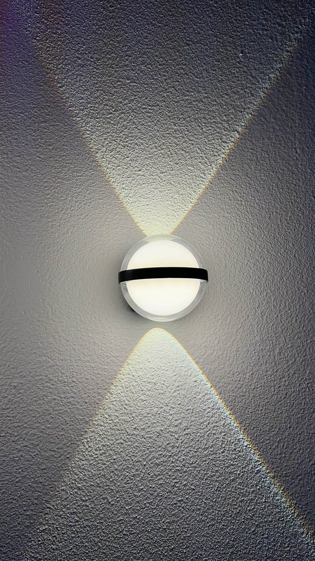 Lampada da parete a sfera di cristallo Lampada da parete a led Lampada da parete trasparente Lampada da parete su e giù Lampada da parete per esterni Applique da parete moderna per esterni Applique da esterno Lowes