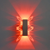 6W moderna applique da parete a LED Up Down Lighting Cube Sconce Lamp Fixture da parete per interni Butterfly Lighting Decoration