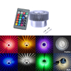 Applique da parete girasole 3W incorporata RGB con controller per lampada da parete per hotel per interni