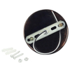 Base per lampada da tavolo in metallo lucido Supporto per base in ceramica Cavo da 6 piedi Interruttore on/off Spina E26/e27 Base a vite Ideale per lampada CFL