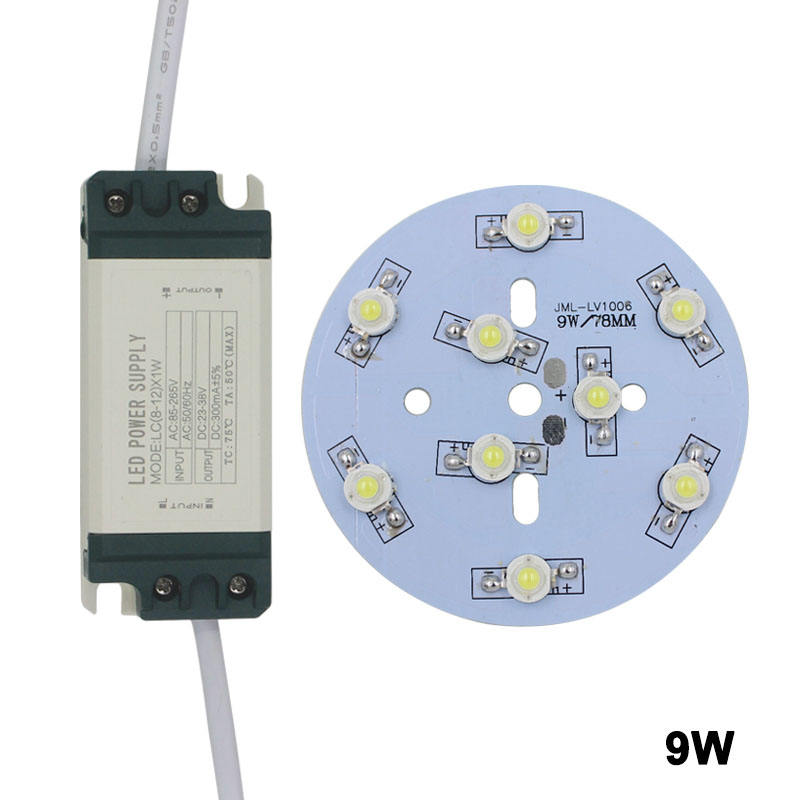 Lampadina a LED da 24W faretto Star pannello chip ad alta potenza LED driver di alimentazione a conchiglia in plastica