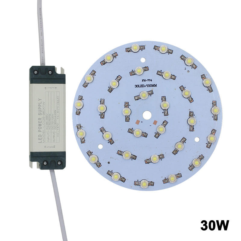 Lampadina a LED da 24W faretto Star pannello chip ad alta potenza LED driver di alimentazione a conchiglia in plastica