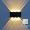 Applique a Led per Interni Decorazione in Alluminio Illuminazione per Interni Su e Giù Applique da Parete Impermeabile Lampada da Parete per Esterni da Giardino