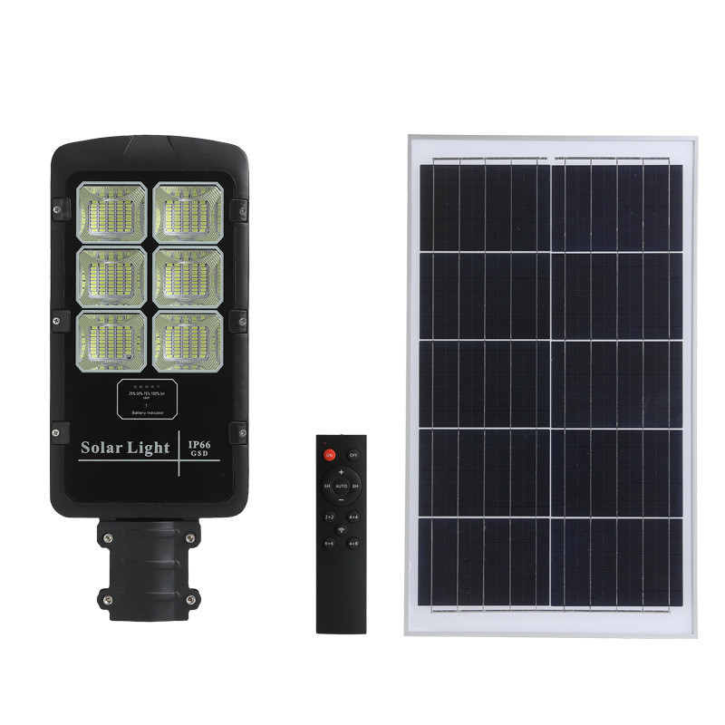 Lampada solare a LED da 500 watt Lampada solare per esterni Luce solare alimentata Sensore di movimento PIR impermeabile Lampione stradale per la decorazione del giardino