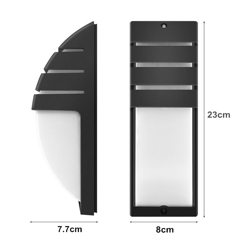 Lampada da parete a LED IP65 Recinzione da giardino impermeabile per esterni Lampada da parete per interni moda in alluminio per scale da comodino camera da letto