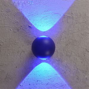 IP 65 Lampada da parete per esterni rotonda a forma di sfera a LED moderna impermeabile IP 65 con alta qualità