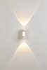 Lampada da parete a LED impermeabile Luci da giardino decorative Lampada da parete in alluminio su e giù per esterni Lampada da parete a LED montata