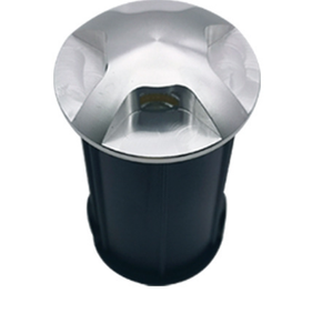 Lampada sepolta a trasmissione luminosa a LED 1W lampada da terra per illuminazione esterna a prova di pioggia da giardino incorporata nel cortile