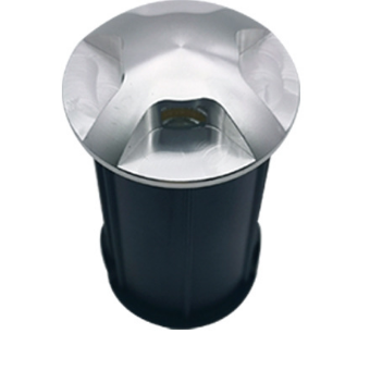 Lampada sepolta a trasmissione luminosa a LED 1W lampada da terra per illuminazione esterna a prova di pioggia da giardino incorporata nel cortile
