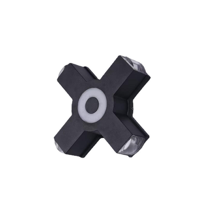 Lampada da parete per esterni a LED a forma di onda minimalista montata su superficie e impermeabile IP65 85 ~ 265V Lampada da parete minimalista per la luce del portico di Path Street