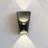 Lampada decorativa a led di piccole dimensioni Lampada da parete a forma di barca su e giù luce moderna per interni ed esterni