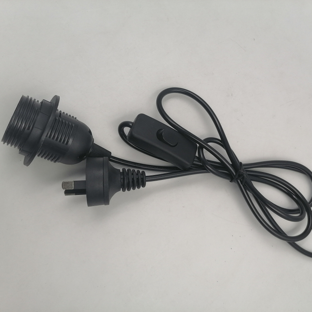 Spina AU Cavo di linea da 1,8 m 303 On Off Cavo di alimentazione per lampada a LED con prolunga del cavo dell'interruttore a pulsante