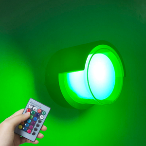 Nuovo 5W buon acrilico impermeabile Led Wandlamp Illuminazione per esterni Applique da parete Rgb con telecomando