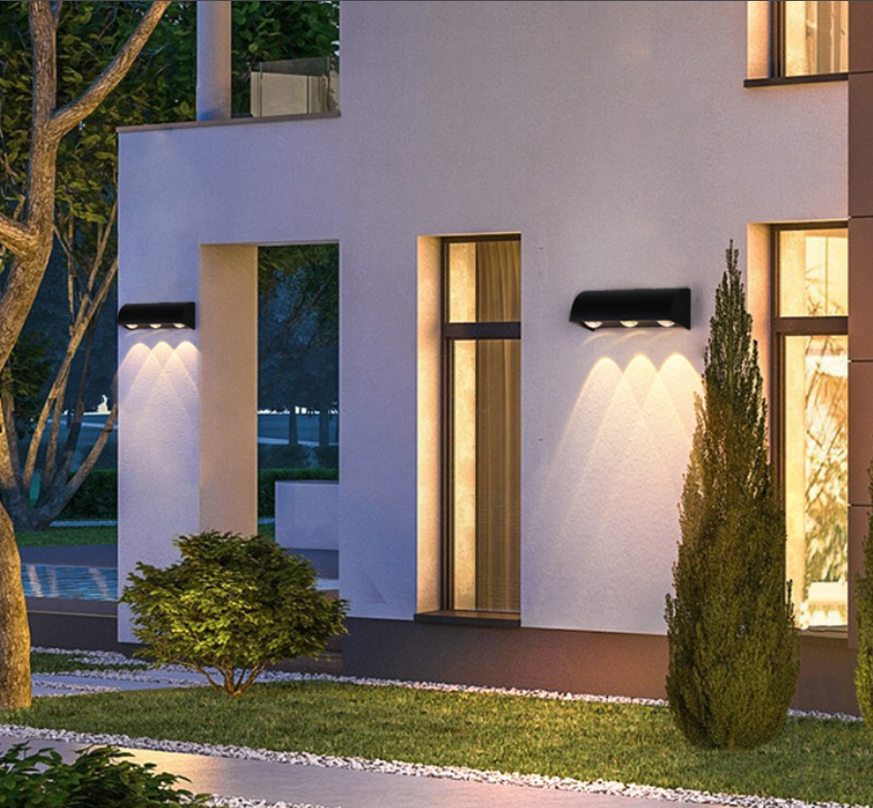 Prezzo di fabbrica della luce della parete del giardino delle lampade del cortile della lampada da parete IP65 impermeabile all'aperto semplice moderna moderna