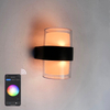 Moderna applique da parete a LED per interni Tuya APP Dimming RGB / Telecomando Lampada da giardino Impermeabile IP65 Apparecchi di illuminazione per esterni AC85-265V