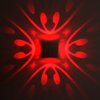 2023 Lampada a LED RGB di alta qualità Lampada da parete a farfalla a quattro lati e luce notturna per interni con prezzo di fabbrica