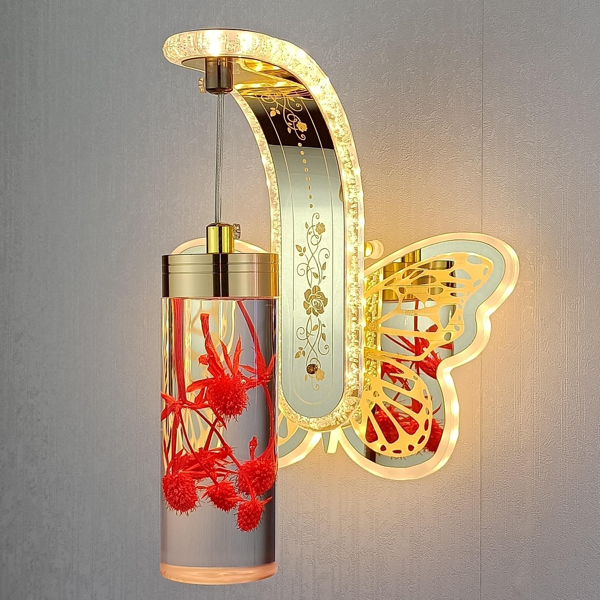 Camera da letto semplice Soggiorno Lampada da parete in cristallo Lampada frontale a specchio Lampada da trucco per bagno Luci da parete Luci per decorazioni per la casa Luce per specchio