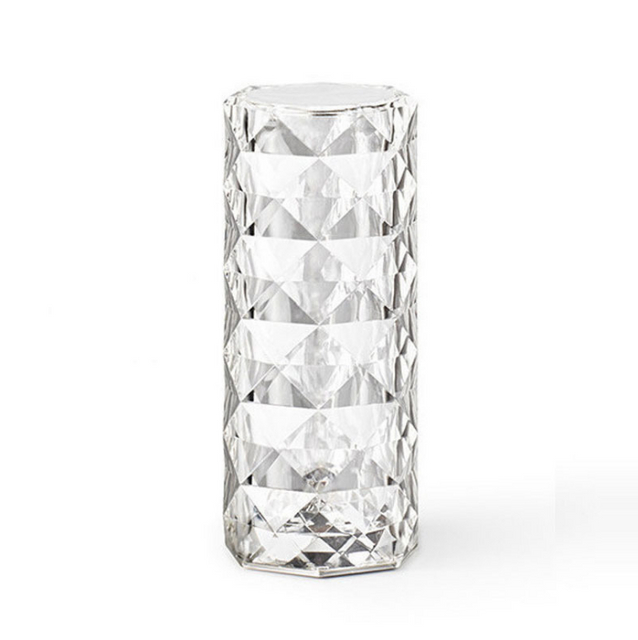 Telecomando RGB Creative Rose Crystal 16 colori Nuovo prodotto Lampada da tavolo in cristallo per interni Camera da letto Touch Piccola luce notturna