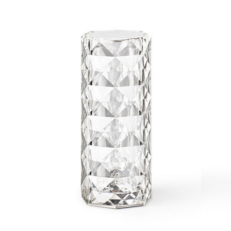 Telecomando RGB Creative Rose Crystal 16 colori Nuovo prodotto Lampada da tavolo in cristallo per interni Camera da letto Touch Piccola luce notturna