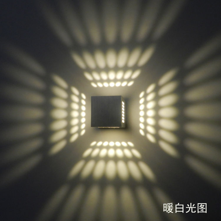 Luci per interni a LED da 3W Luci a LED per interni Luci di inondazione a LED per interni Illuminazione domestica per interni Fancy Living Room Led Light Applique da parete per interni di lusso