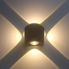 Lampada da parete a led da 4W Lampada da parete per esterni a led per esterni impermeabile per cancelli esterni per cancelli da giardino