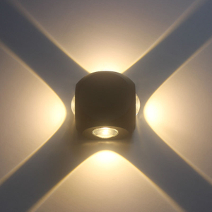 Lampada da parete a led da 4W Lampada da parete per esterni a led per esterni impermeabile per cancelli esterni per cancelli da giardino