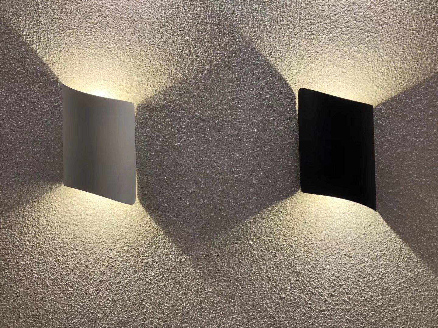 12w IP65 Lampada da parete a led moderna impermeabile per piastrelle e luci da parete per interni in alluminio con luce notturna decorativa 