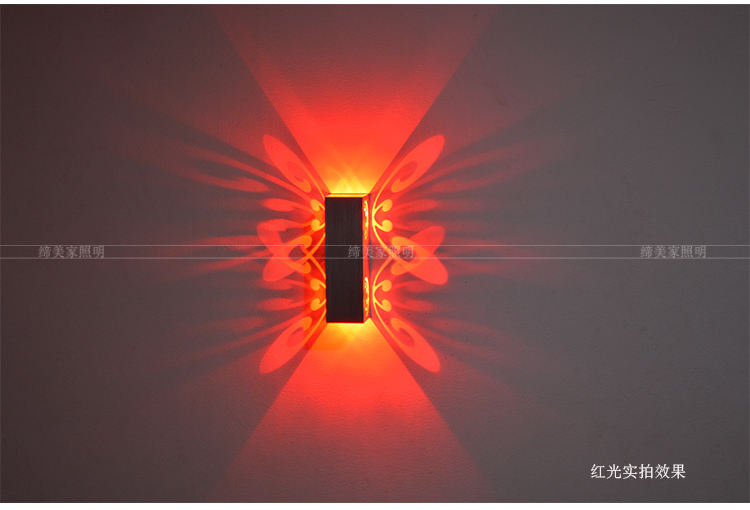 Fokison (componenti elettronici) Lampada da parete a LED colorata quadrata per lampada Per luci a led per la casa
