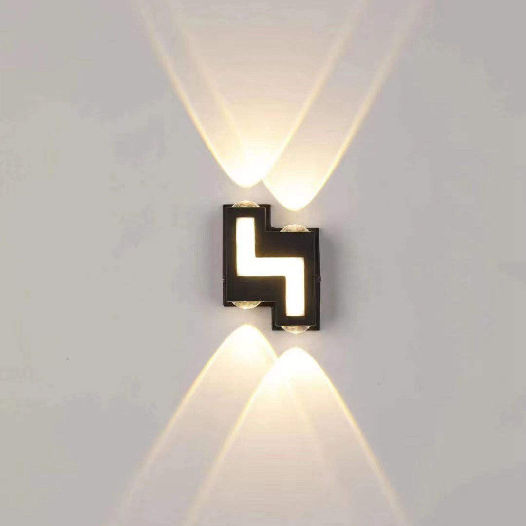 6W 12W impermeabile AC85-265V applique da parete a LED a montaggio superficiale moderno apparecchio nordico lampade da parete per interni soggiorno portico esterno