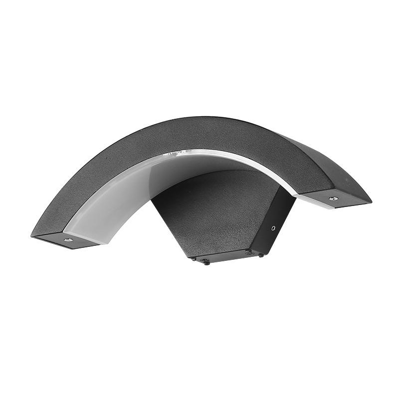 Lampada da parete a LED moderna con sensore 18w Lampada da parete per portico da giardino impermeabile per esterni Lampada da parete per interni moderna Sensore di luce