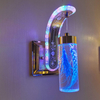 Nuova lampada da parete a led da comodino Camera da letto Hotel Lampade da bagno semplici Lampada da parete a led moderna creativa True Flower Ambra