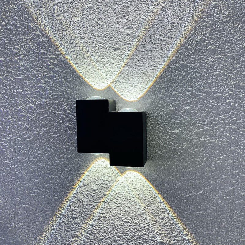 Lampada da parete per scale impermeabile a luce decorativa a LED e moderna luce notturna per esterni