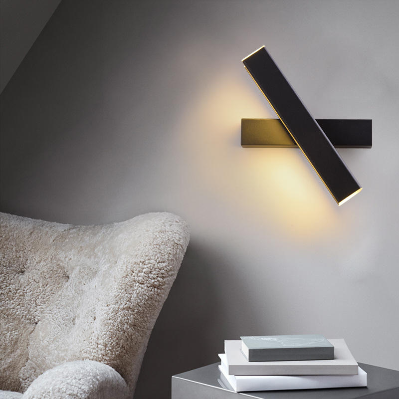 Moderne Lampada da parete a LED 360 Draaibare Slaapkamer Nachtkastje 6W AC85V-260V Lampada a luce notturna a Led per la casa