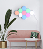 Lampada da parete a esagono quantico a nido d'ape a LED colorato con sensibilità al tocco per il soppalco delle scale del soggiorno della camera da letto