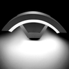 Lampada da parete a LED moderna con sensore 18w Lampada da parete per portico da giardino impermeabile per esterni Lampada da parete per interni moderna Sensore di luce