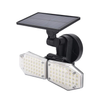Hagood Lampada da parete a 3 teste impermeabile per esterni Tre teste 83 Luci di sicurezza alimentate a LED con sensore solare COB