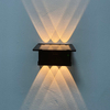 su e giù Lampada solare IP65 Ricarica solare Lampada da parete solare Lampada da parete per esterni impermeabile IP65 per la decorazione del giardino