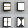 Lampade da parete a LED moderne e minimaliste a forma di rettangolo Lampade da parete per interni in stile nordico Luci per soggiorno AC85-265V Illuminazione semplice