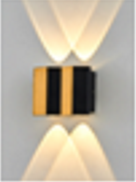 Nuova lampada da parete a LED per esterni Lampada da parete impermeabile per interni ed esterni Cortile Camera da letto Corridoio Balcone Faretto da parete