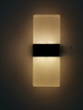 Lampada da 6W di alta qualità fantasia Lampada da parete in acrilico nero ad angolo retto / tondo e luce notturna per interni