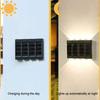 Luci a led solari Lampada da parete per esterni Decor Lampada a bacchetta solare per esterni