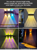 Nuova luce solare impermeabile per esterni casa giardino villa faretto da parete esterno super luminoso applique da parete luce decorativa wall washe