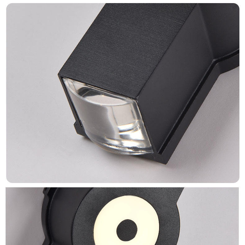 LED 6W/12W Lampada da parete per esterno impermeabile IP65 Portico Lampada da parete per giardino Camera da letto per interni Lampada da illuminazione per soggiorno