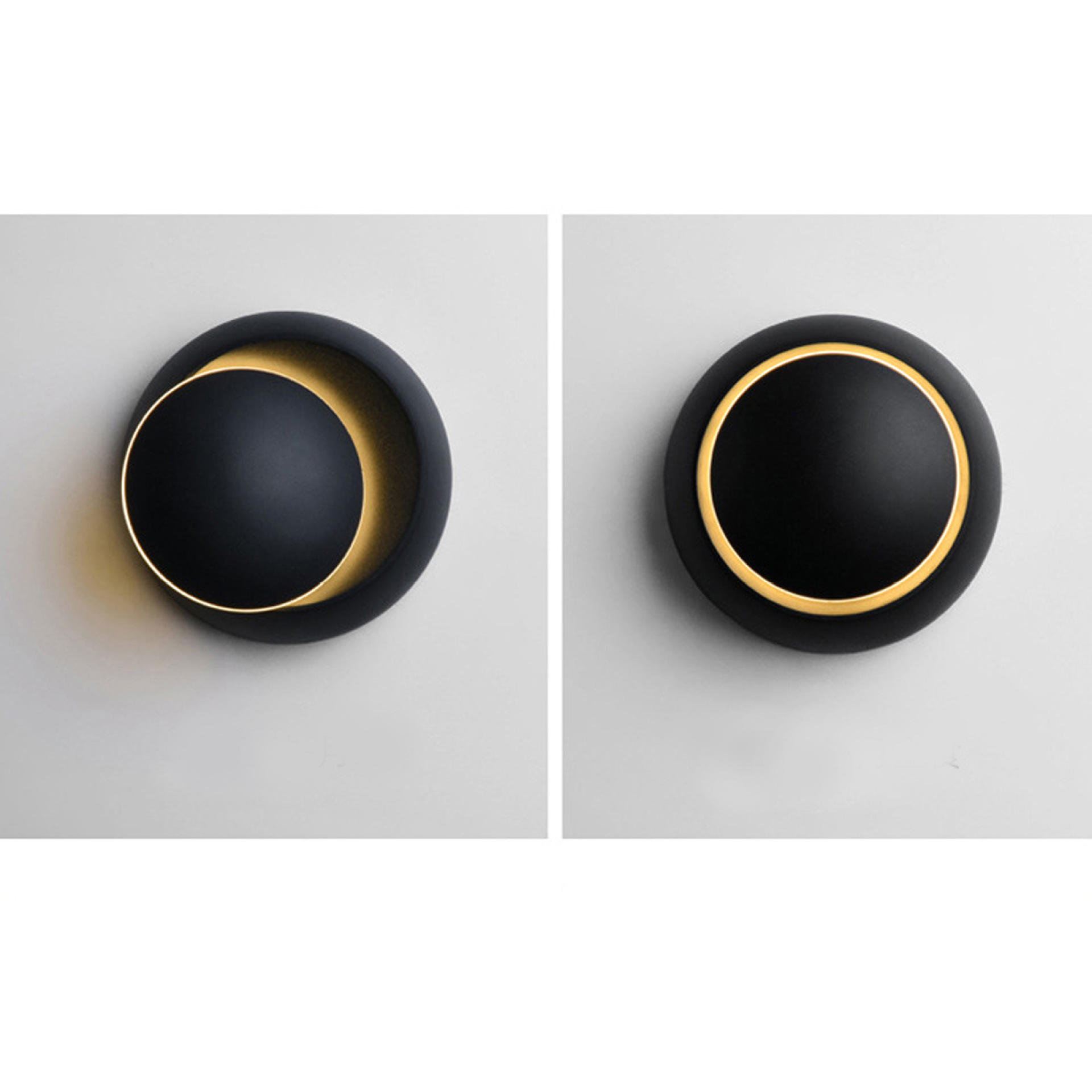 Lampada da parete a LED Lampada girevole a 360 gradi nel punto a parete per scale Camera da letto Lampada da parete per soggiorno luce di fantasia per la casa