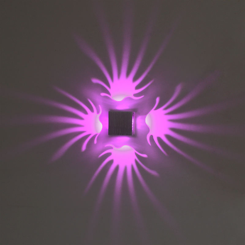  Prezzo di fabbrica lampada da parete colorata decorativa con lunga durata ha condotto le luci della barra di casa