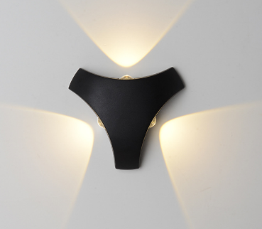 3W lampada da parete per esterni corridoio impermeabile scala porta del cortile esterno LED lampada impermeabile super luminosa triangolo lampada da esterno