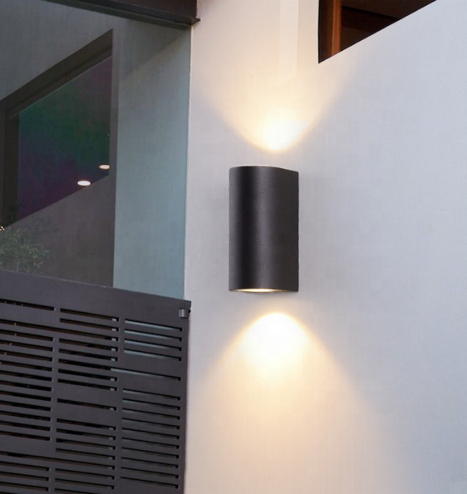 12W Art Deco Modern Wall Led Light Up Down Illuminazione per interni Applique da parete in alluminio Applique da parete a LED con telecomando Wandlamp