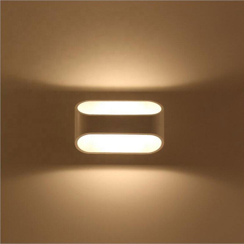 Nuova lampada da parete da 5 W su e giù per interni comodino corridoio corridoio camera da letto lampada scala sfondo lampada da parete