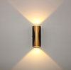 Applique a LED Impermeabile IP65 Lampada da parete da giardino in alluminio Oro Nero Luce bianca Applique da esterno per interni