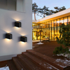 6W 12W New COB Led Wandlamp impermeabile illuminazione da giardino su e giù per esterni con prezzo di fabbrica minimalista e moderno IP65